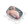 Pill Case Rectangle Pill Box with 3 Compartment Pill Organize Flamingo Pillbox Small Pill Organizer Waterproof Small Pill Case for Travel Pill Containers for Medication Planner view 2