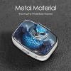 Pill Case Rectangle Pill Box with 3 Compartment Pill Organize Blue Owl Pillbox Small Pill Organizer Waterproof Small Pill Case for Travel Pill Containers for Medication Planner view 3