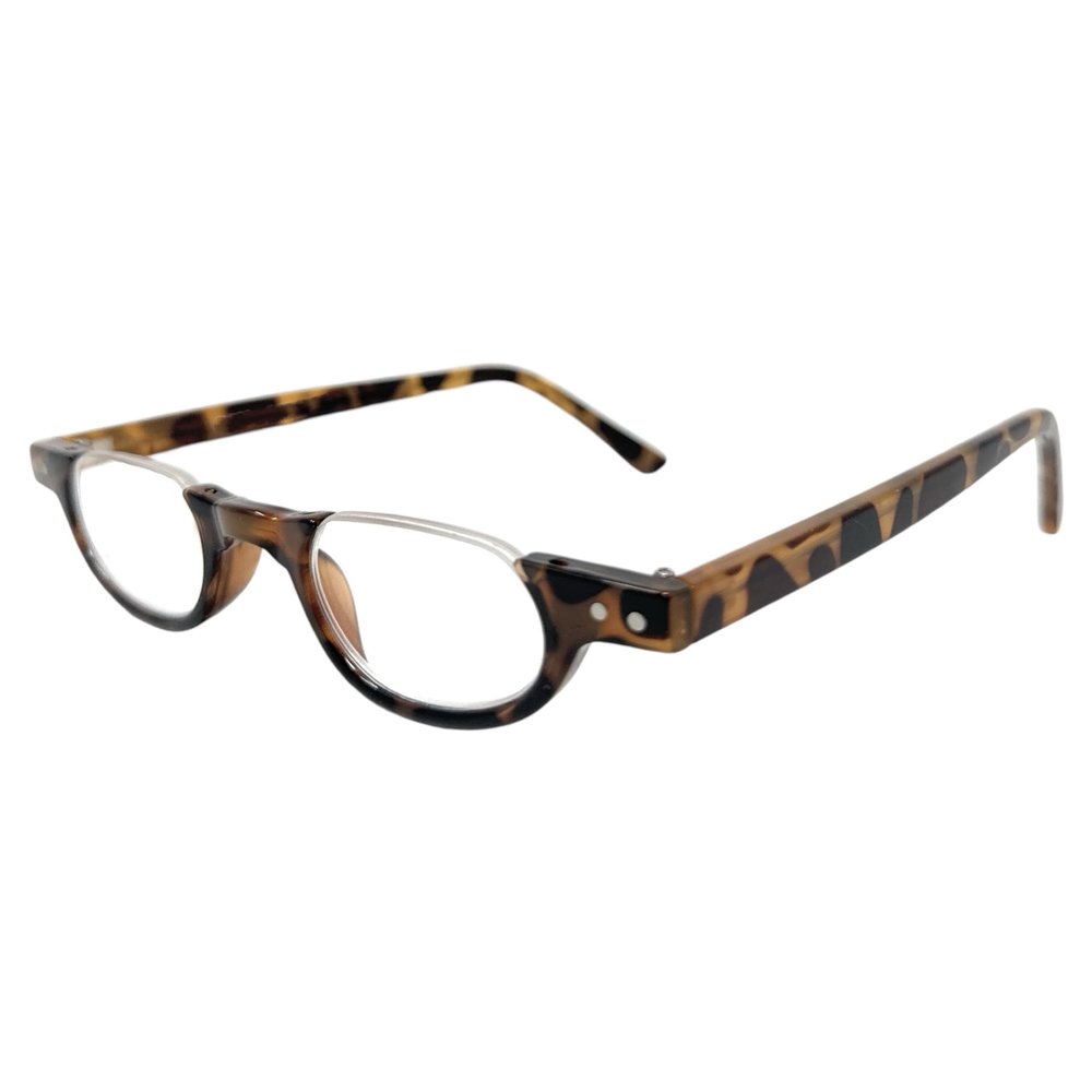 Incredible Bargains The Hunter Half Moon Under Frame Reading Glasses + 2.25 Tortoise