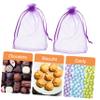 Ipetboom 300pcs Organza Drawstring Bags for Jewelry Candy and Mesh Pouches Secure Closure for Party Favors and Crafts view 4