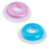 2 Pcs Dental Orthodontic Elastic Chain Power Chains Multi-Colors Rubber Chains for Braces Power Dental Orthodontic Treatment (Purple+Light blue, Long) view 2