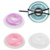 4 Pcs Dental Orthodontic Elastic Chain Power Chains Brace Orthodontic Spool Elastic Rubber Band for Teeth Braces,15ft/Roll (Purple+Black+Pink+Transparent, Closed) view 1