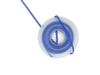 4 Pcs Dental Orthodontic Elastic Chain Power Chains Brace Orthodontic Spool Elastic Rubber Band for Teeth Braces,15ft/Roll (Sky blue+Royal blue+Orange+Black, Long) view 3