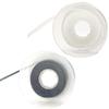 2 Pcs Dental Orthodontic Elastic Chain Power Chains Multi-Colors Rubber Chains for Braces Power Dental Orthodontic Treatment (Black+Transparent, Long) view 1