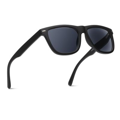 2SeeLife Oversized TR-90 Reading Sunglasses for Men Medium Fit, Sturdy Frame, Spring Hinges, Premium Sun Readers, Black (Sun Readers), +3.50