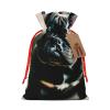 Bgshjvf Adorable French Bulldog Linen Gift Bag With Rope Drawstring Closure,With Kraft Paper Elevators,For Christmas,Birthdays,Parties view 1
