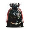 Bgshjvf Adorable French Bulldog Linen Gift Bag With Rope Drawstring Closure,With Kraft Paper Elevators,For Christmas,Birthdays,Parties view 2