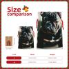 Bgshjvf Adorable French Bulldog Linen Gift Bag With Rope Drawstring Closure,With Kraft Paper Elevators,For Christmas,Birthdays,Parties view 4