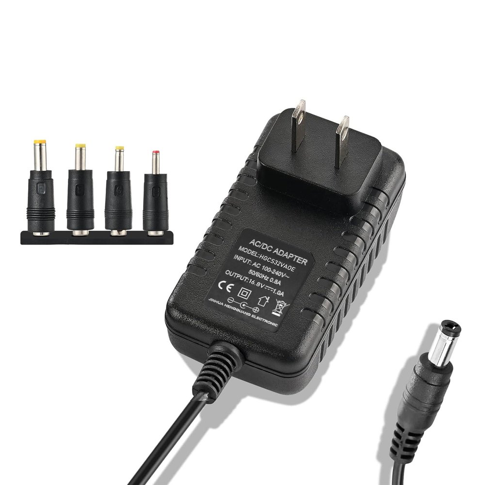 16.8V 1A Massage Gun Charger Replacement 16.8V 0.8A 1A AC DC Power Supply for Massage Gun Power Supply Cord Cable - 59inch/1.5m