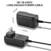 16.8V 1A Massage Gun Charger Replacement 16.8V 0.8A 1A AC DC Power Supply for Massage Gun Power Supply Cord Cable - 59inch/1.5m view 3