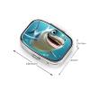Pill Case Rectangle 3 Compartment Pill Box Round Pill Organize Metal Waterproof Medicine Organizer Box for Travel Small Pill Container Portable for Supplements view 2