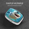 Pill Case Rectangle 3 Compartment Pill Box Round Pill Organize Metal Waterproof Medicine Organizer Box for Travel Small Pill Container Portable for Supplements view 3