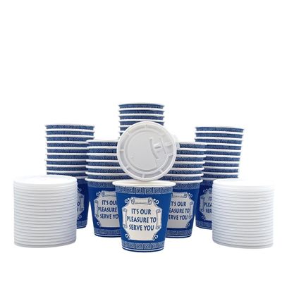 AMAZING GOODS NEW YORK Paper Coffee Cups NYC (50 paper cups with lids) (10 oz)