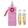 GZFQJJ 1-Piece Epipen Carrying Case, Epi Pen Carrying Case EpiPen Carrier, EpiPen Carrier Slim with Clip Epipen Holder Bag for 2 EpiPen Allergy Medical Essentials (Pink) view 1