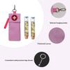 GZFQJJ 1-Piece Epipen Carrying Case, Epi Pen Carrying Case EpiPen Carrier, EpiPen Carrier Slim with Clip Epipen Holder Bag for 2 EpiPen Allergy Medical Essentials (Pink) view 2