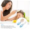 Abaodam 4pcs Boy Girl Hair Brush Natural Wool Boy Girl Hair Comb for Gentle Scalp Care Lightweight Ergonomic Design for Promotes Relaxation Circulation view 2