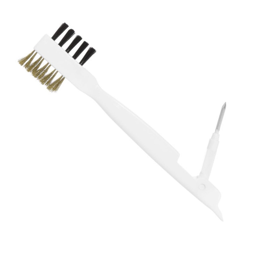 Ipetboom 3pcs Kitchen Scrub Brush for Gas Stove Utensils Ergonomic Crevice Cleaning Tool for Stubborn Dirt Tight Spaces for Sinks Countertops Convenient Handle Design
