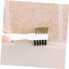Ipetboom 3pcs Kitchen Scrub Brush for Gas Stove Utensils Ergonomic Crevice Cleaning Tool for Stubborn Dirt Tight Spaces for Sinks Countertops Convenient Handle Design view 4