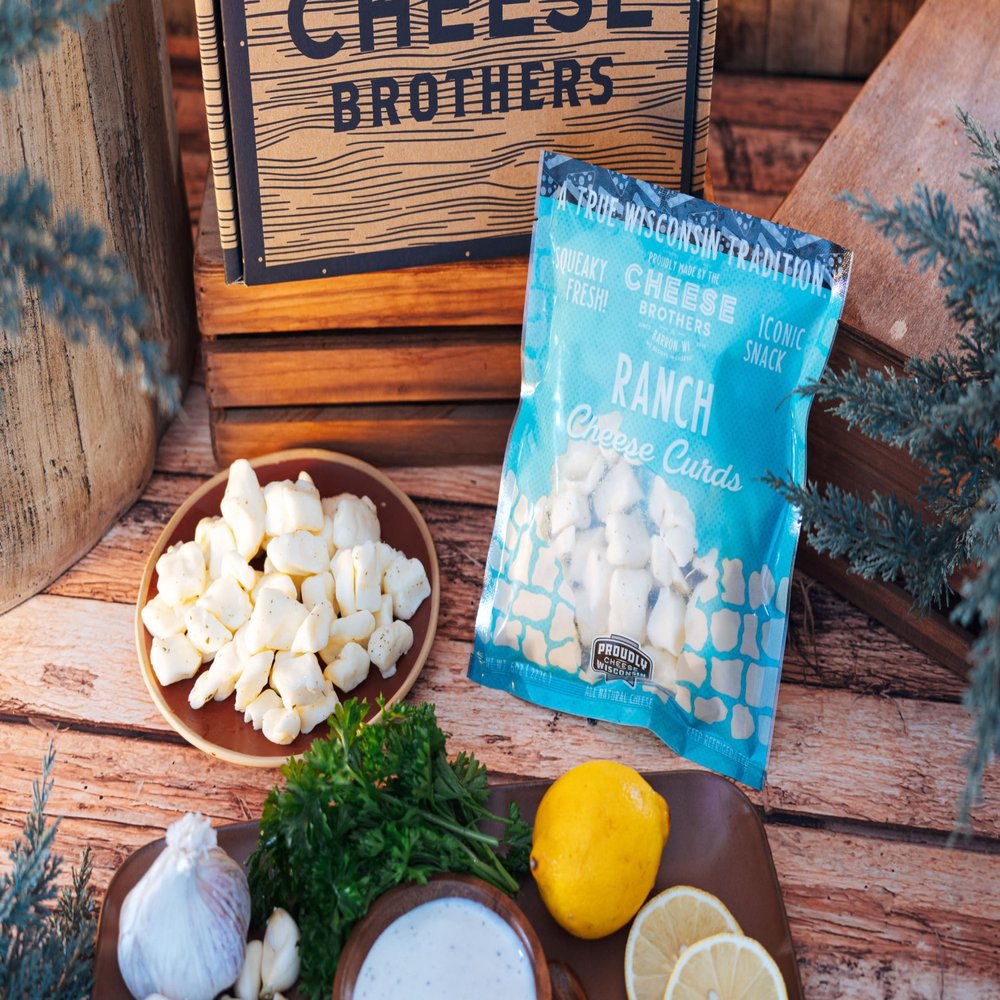 Cheese Bros Squeaky Fresh Wisconsin RANCH Cheese Curds | 8 Pack | 6 OZ bags | Gourmet Gift for Families