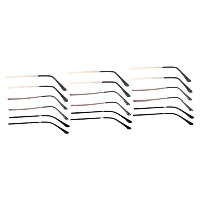 Ipetboom 3sets Replacement Temple Arms for Eyeglasses Metal Frame Universal Size Glasses Repair Kit 3pairs*3