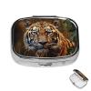 Pill Case Rectangle Pill Box with 3 Compartment Pill Organize Leopard in The Woods Pillbox Small Pill Organizer Waterproof Small Pill Case for Travel Pill Containers for Medication Planner view 1