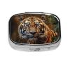 Pill Case Rectangle Pill Box with 3 Compartment Pill Organize Leopard in The Woods Pillbox Small Pill Organizer Waterproof Small Pill Case for Travel Pill Containers for Medication Planner view 4