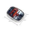 Pill Case Rectangle Pill Box with 3 Compartment Pill Organize UK Retro London Telephone Pillbox Small Pill Organizer Waterproof Small Pill Case for Travel Pill Containers for Medication Planner view 2