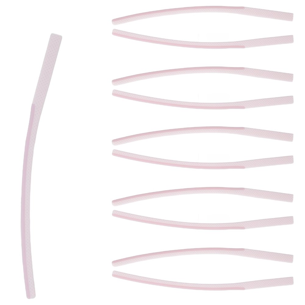 5 Pairs Eyeglass End Tips Anti-Slip Silicone Eyeglass End Tips Soft Eyeglass Temple End Tips Eyeglass Sunglasses Temple Tips for Flat Thin Metal Eyeglass Legs Pink