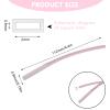 5 Pairs Eyeglass End Tips Anti-Slip Silicone Eyeglass End Tips Soft Eyeglass Temple End Tips Eyeglass Sunglasses Temple Tips for Flat Thin Metal Eyeglass Legs Pink view 4