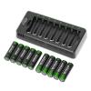 BEVIGOR Rechargeable NIMH AA Charger+10AA view 1