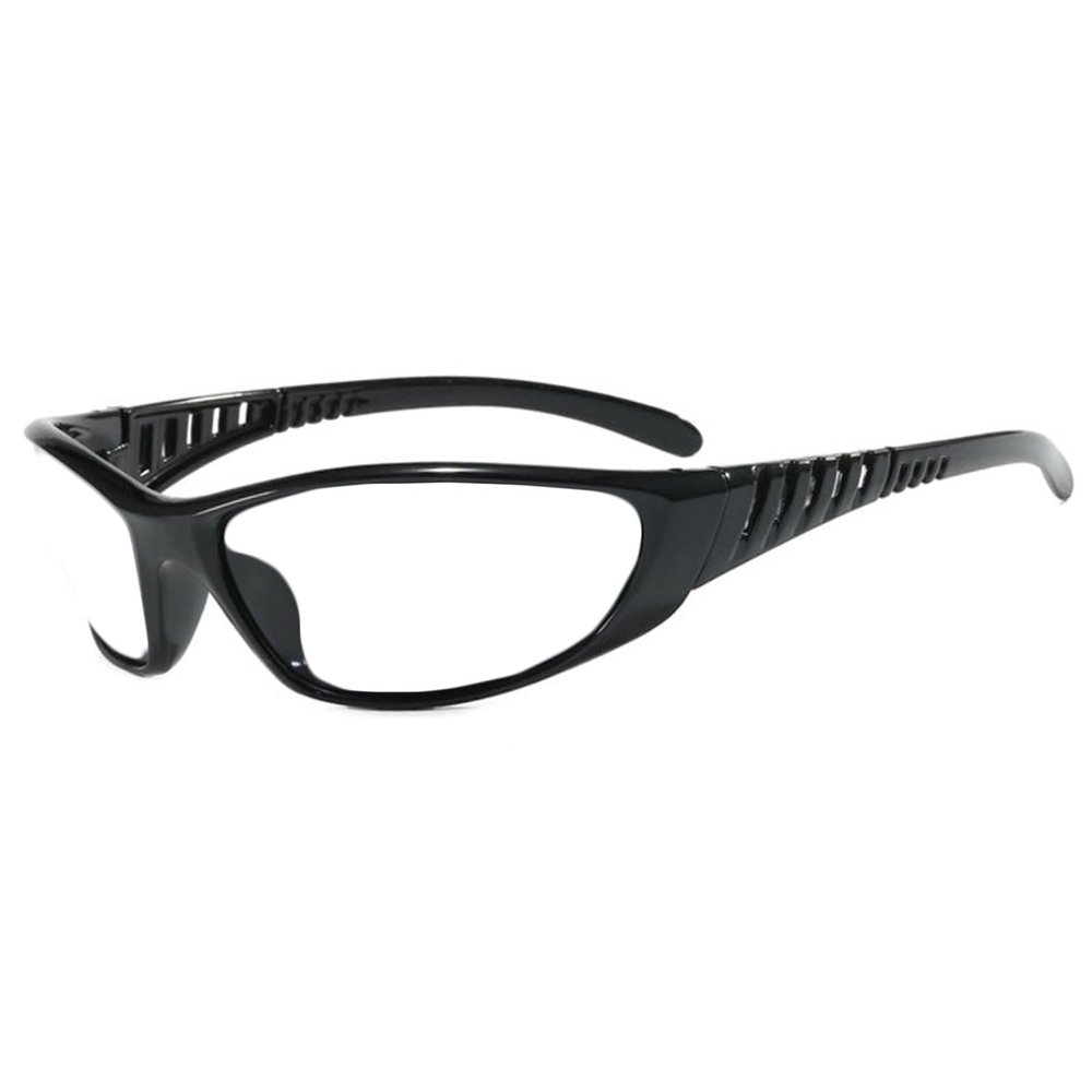 willochra Sports Full lens Reading Glasses Men Outdoor Safety Magnifying Reader Wrap Around Anti Blue Light Readers (black, 1.5, x)