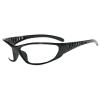 willochra Sports Full lens Reading Glasses Men Outdoor Safety Magnifying Reader Wrap Around Anti Blue Light Readers (black, 1.5, x) view 1