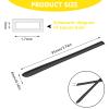 5 Pairs Eyeglass End Tips Anti-Slip Silicone Eyeglass End Tips Soft Eyeglass Temple End Tips Sunglasses Temple Tips for Flat Thin Metal Eyeglass Legs Glasses Retainers Replacement Black view 4