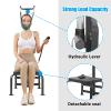 Cervical Traction Device, 6000N 55W Neck Stretcher Exerciser with Chair, Electric Neck Stretcher Cervical Traction for Home, Rehabilitation Centers, Sanatoriums, 7.87in Lifting Distance view 2