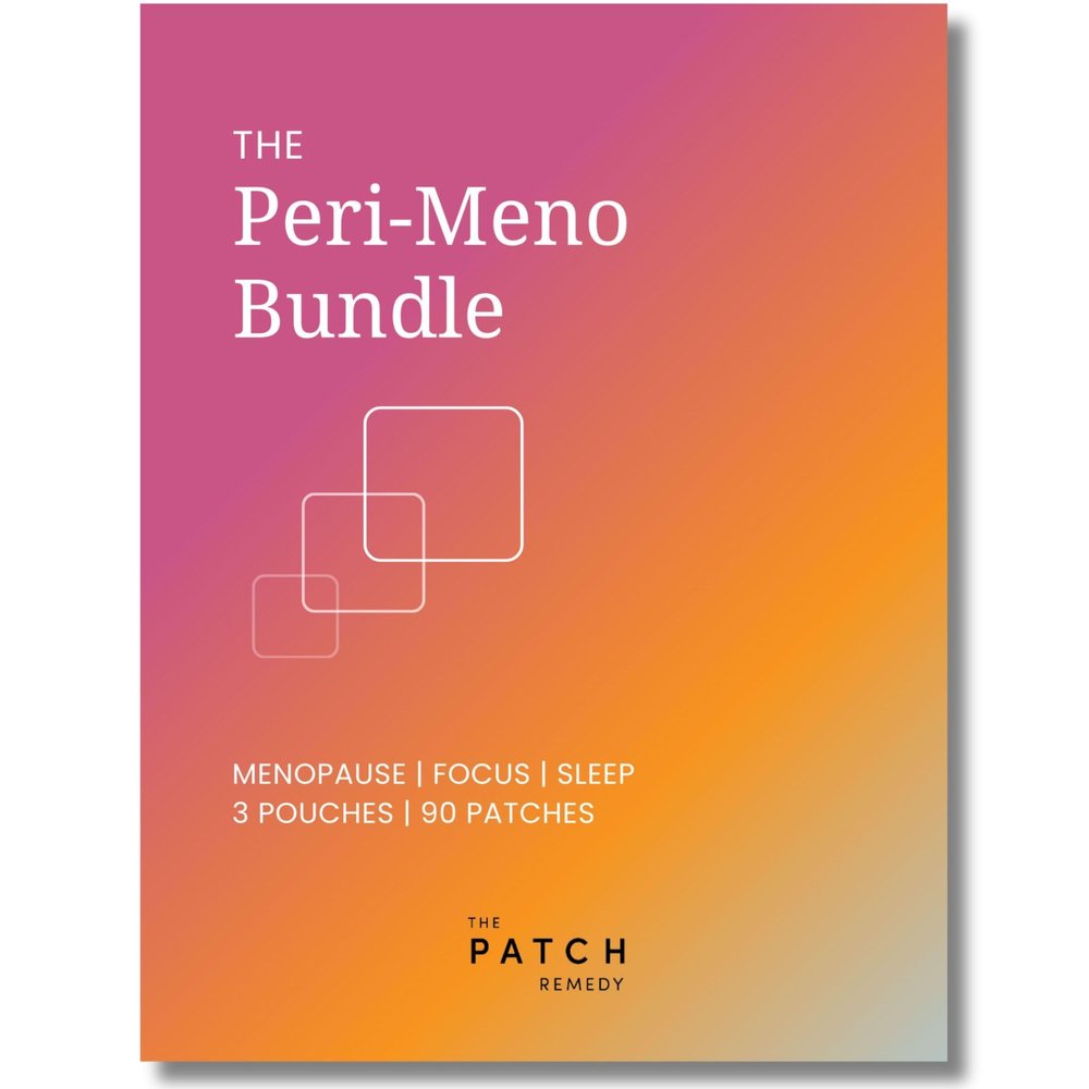 The Patch Remedy Peri-Menopause Patches Kit - (90 Patches) Includes Menopause Patch, Sleep & Focus Patch, Easy-to-Use Patches for Women