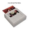 Customized Logo Flash Drives Cream Linen Box Packing, USB Presentation Gift Boxes with Picture Window view 2