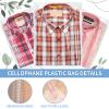 Cellophane Bags, 70 Pcs Resealable Clear Poly Bags for Clothes, Shirt Bag, Decorative Wrappers, Party Favors & Artwork(9x12) view 3