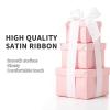 1-1/2 Inch 100 Yards Solid Satin Ribbon,Durable Satin Ribbons,Perfect for Present Wrapping,Wedding Decoration,Handmade Bows,Wrapping Bouquet,Sewing Party Decor and More (White) view 4