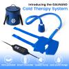GALINAND Cold Therapy Machine, Ice Machine for Knee Care After-Surgery, Knee Replacement Recovery Equipment Aids Pack, Cryotherapy System w/Compression Wrap Pad for Ankle, Foot, ACL Relief view 2