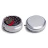 3 Compartment Medicine Pill Case Guitar Pattern Printed Round Pill Box Small Pill Organizer Box for Pocket Purse Briefcase Pills Medicine Cod Liver Oil Storage Box Earplug Case view 3
