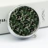 3 Compartment Medicine Pill Case Green Camouflage Printed Round Pill Box Small Pill Organizer Box for Pocket Purse Briefcase Pills Medicine Cod Liver Oil Storage Box Earplug Case view 4