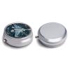 3 Compartment Medicine Pill Case Air Force Fighter Jet Printed Round Pill Box Small Pill Organizer Box for Pocket Purse Briefcase Pills Medicine Cod Liver Oil Storage Box Earplug Case view 3