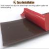 Elitix 1-20ft Transition Divider Strip Self Adhesive Easy to Cuttable, Soft Threshold Gap Joining Seam Cover Self Adhesive, Not Require Drilling Edge Trim(Style C,9ft(274cm)) view 3