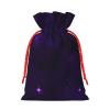 Muflvdx Galaxy Starry Space Purple Starry Print Sacks Drawstring Bags,Gift Bags Reusable Easy To Wrap,For Birthdays,Holidays,Christmas Bags view 2