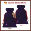 Muflvdx Galaxy Starry Space Purple Starry Print Sacks Drawstring Bags,Gift Bags Reusable Easy To Wrap,For Birthdays,Holidays,Christmas Bags view 3