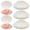 Cabilock Pearl Colored Shell Candy Box 10-Pack Mini Sea Shell Containers Plastic Party Favor Boxes for Wedding Birthday Shower Packaging and Jewelry Storage view 1