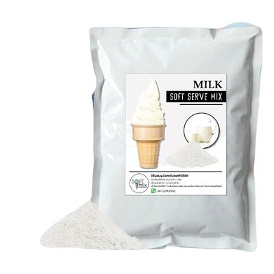 Soft=Mix Soft serve ice cream powder 1 kg. (1 kg., Milk)