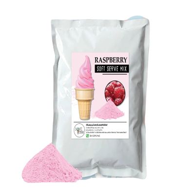Soft=Mix Soft serve ice cream powder 1 kg. (1 kg., Raspberry)