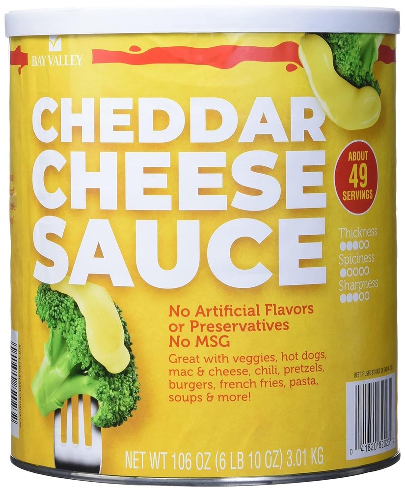 Cheese Sauce, Cheddar, 106 Ounce