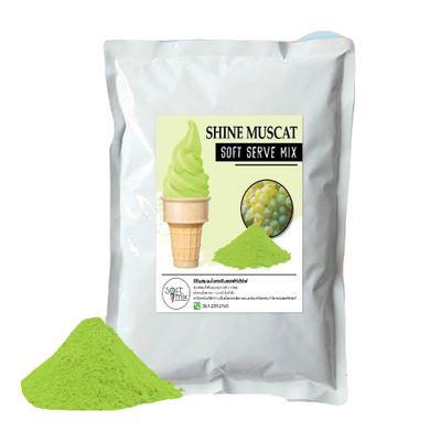 Soft=Mix Soft serve ice cream powder 1 kg. (1 kg., Shine Muscat)